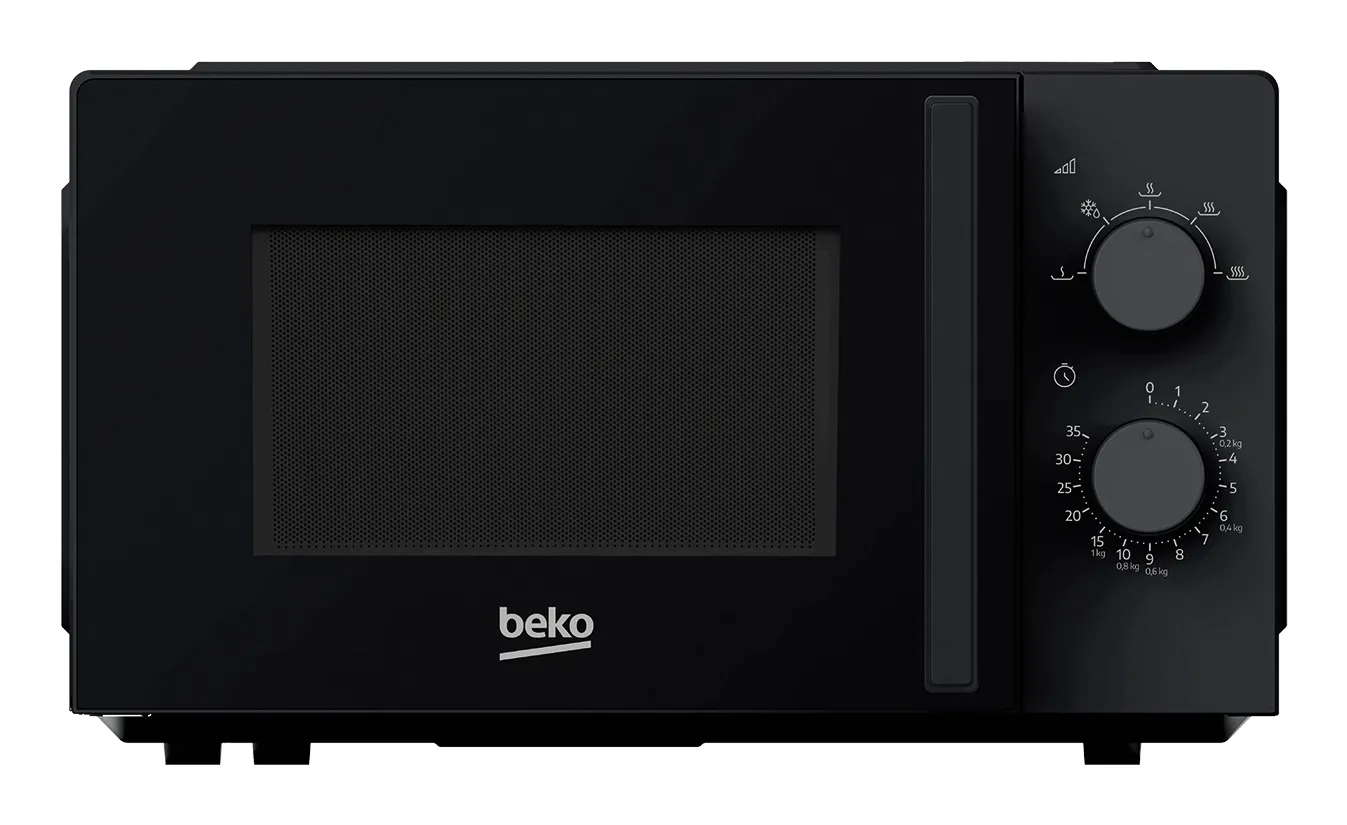 Beko MOC20100B2, Bänkdiskmaskin, Enbart mikrovågsugn, 700 W, Rotations-, Svart