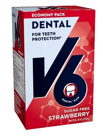 V6 Dental Care Strawberry, 70 g