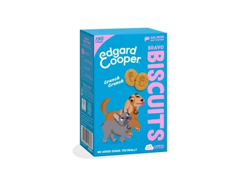 Edgard Cooper - Bravo Dog Biscuits - Salmon - 400g, bild 2