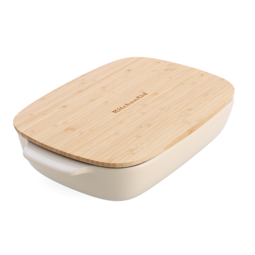 KitchenAid - Large Baker with Lid - Almond Cream