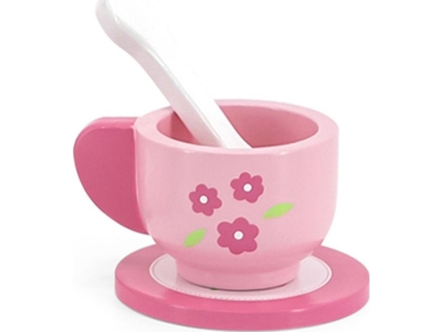 Viga 44543 te- och kaffeservis rosa blommor