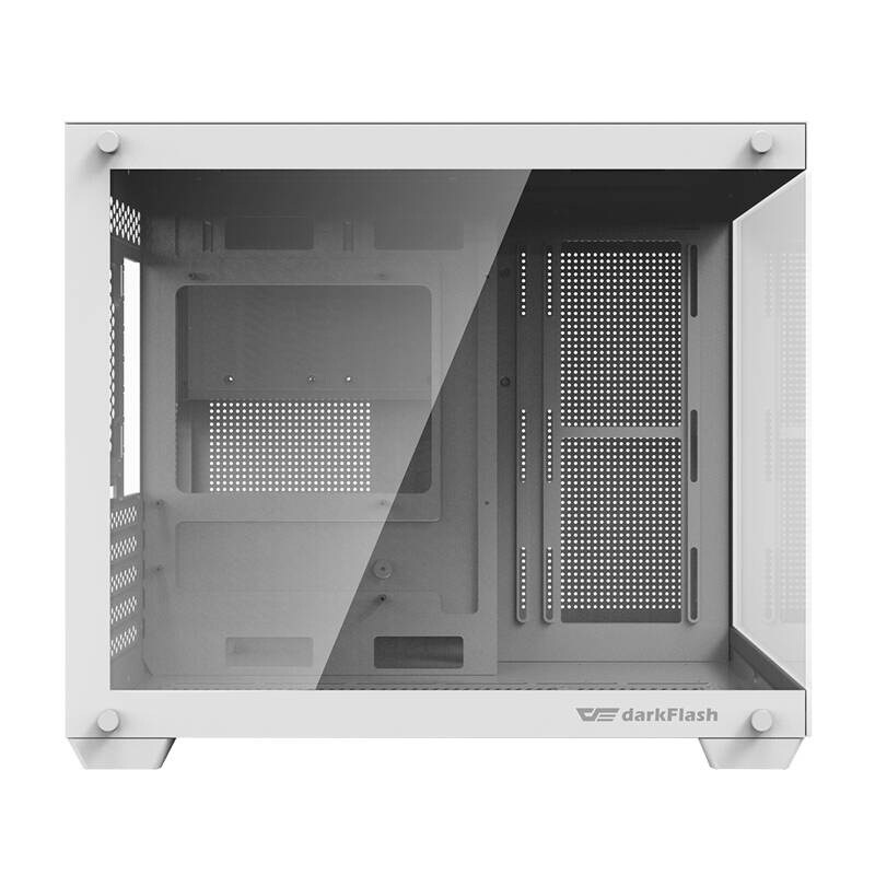 Darkflash C285MP computer case (white) - Chassi - Miditower - Vit, bild 4
