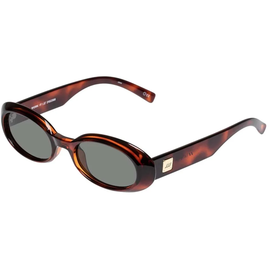 Le specs Work It! Sunglasses Toffee Tort W/Green Mono Lens, bild 2
