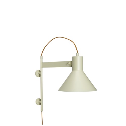 Hübsch – Studio Vägglampa – Ljusgrön