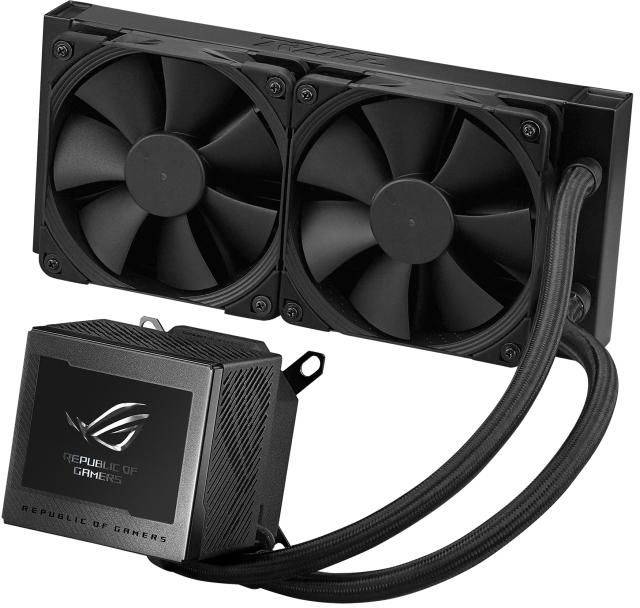 Asus ROG RYUJIN III 240 AiO, 240mm med 3.5" LCD, 2xNoctua iPPC 2000 PWM 120mm fläktar - Svart, bild 3