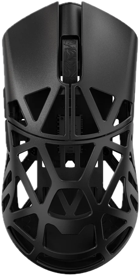 WLMouse Beast X Mini Pro Solid Sides - Black (Omron Optical) Wireless 8K Magnesium