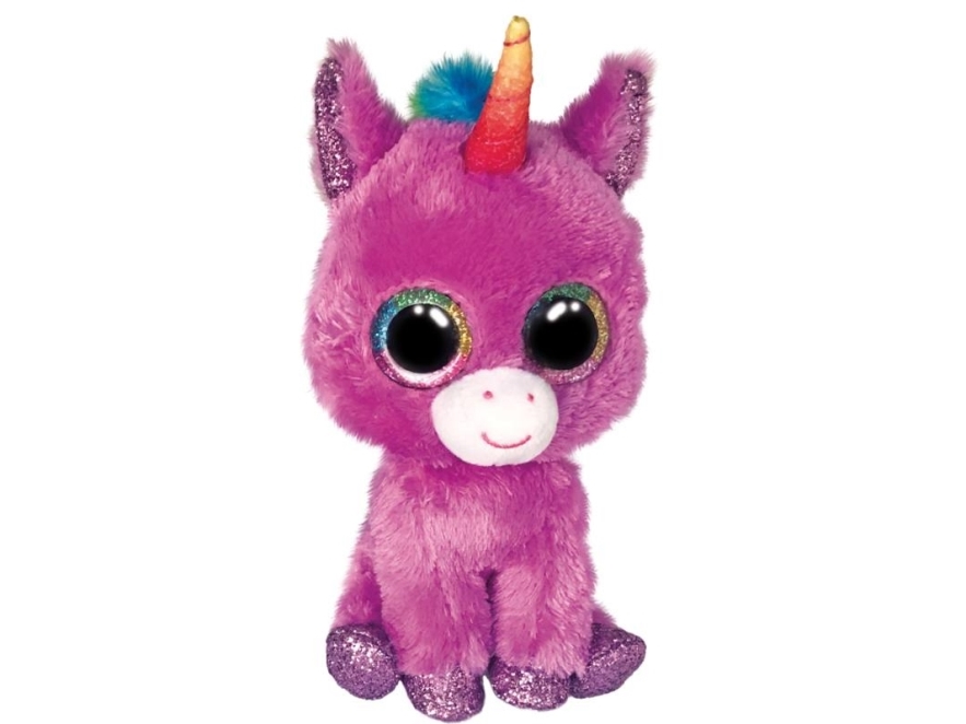 Meteor Mascot YOU Beanie Boos Violet Unicorn 15 cm