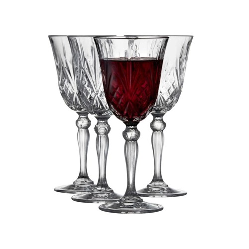 Lyngby Glas - Crystal Melodia Red Wine Glass - 27 cl - Set of 4