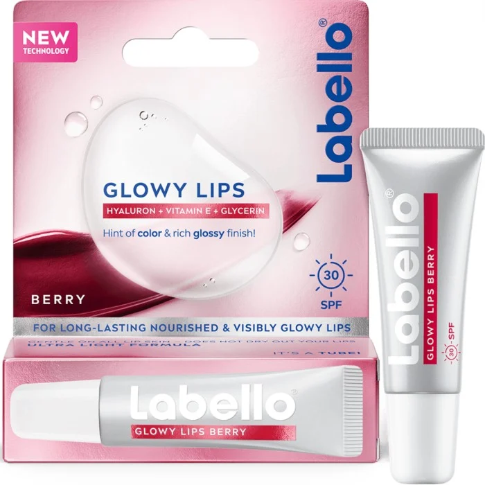 Glowy Lips SPF30 Labello Berry Tinted 10 ml
