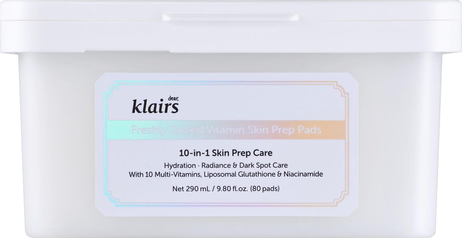 KLAIRS Freshly Juiced Vitamin Mask Cleansing Toner 80 pads 80 pads