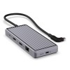Unisynk 10 Port USB-C Hub 4K60Hz 100W Grå