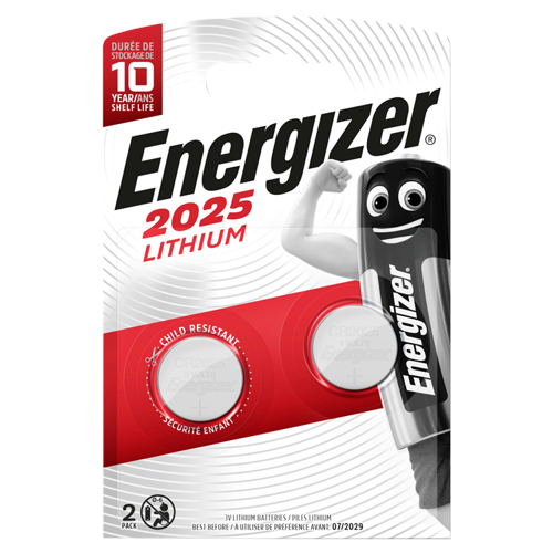 Energizer - Battery Lithium Miniature CR2025 (2-pack)