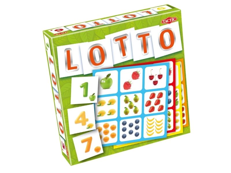 Lotto siffror & frukter