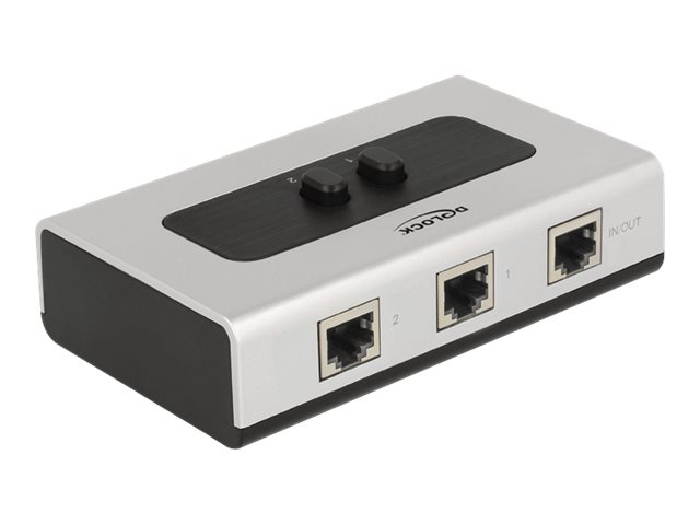 Delock Switch 2-port RJ45 Gigabit manuell bidirektional, bild 4