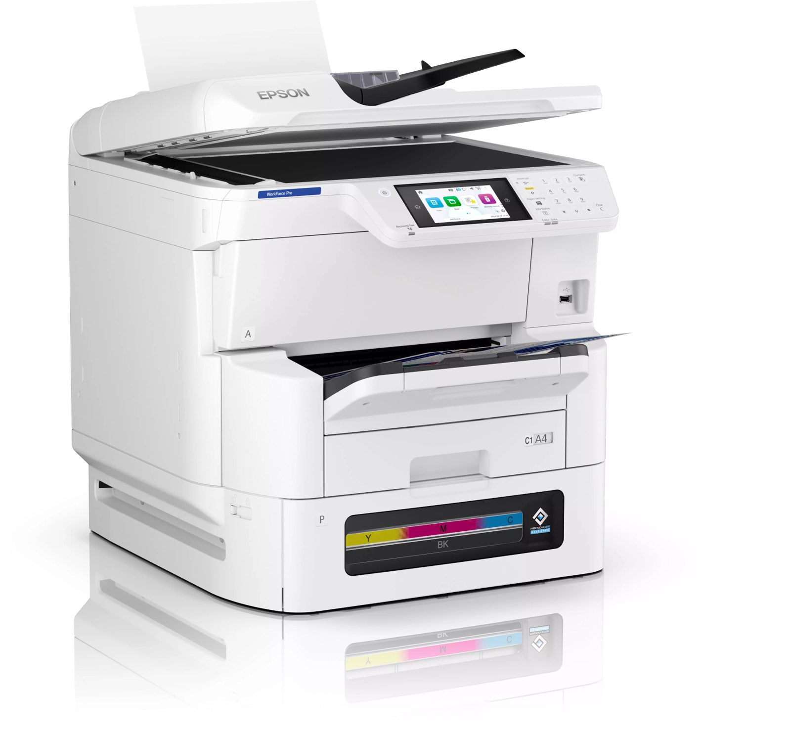 Epson WorkForce Pro EM-C8100RDWF multifunktionsskrivare (vit), bild 5