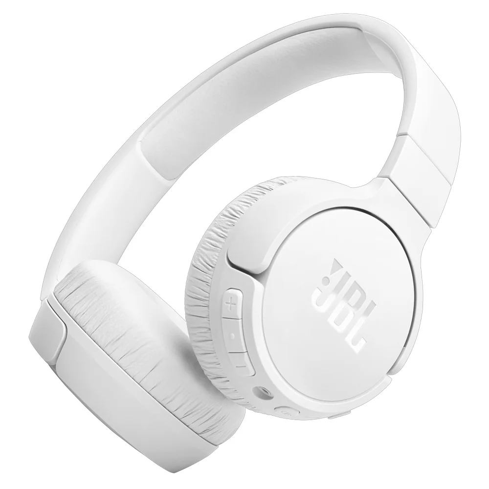 JBL Tune 670NC on-ear-hörlurar adaptiv brusreducering Bluetooth vita