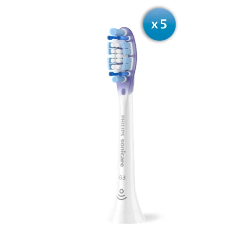 Philips Sonicare G3 Premium Gum Care tandborsthuvuden - vita - 5-pack