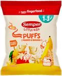 SEMPER multigrain puffs mango/banan 1-3år, 18 g