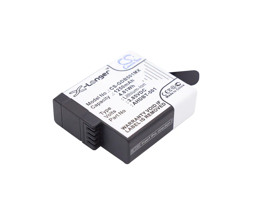 Batteri till Kamera för GoPro Hero 5, CHDHX-501, ASST1