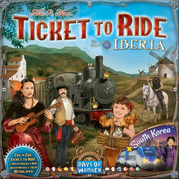 Ticket to Ride Map Collection 8 Iberia/South Korea