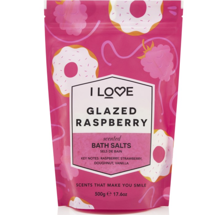 I LOVE Signature Bath Salts Glazed Raspberry 500 g