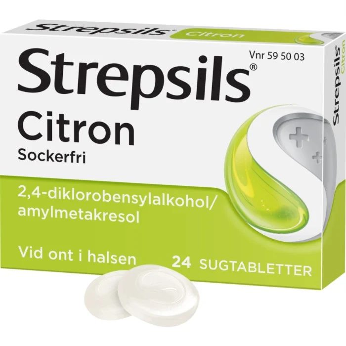 Strepsils Citron Sugtablett 24 st