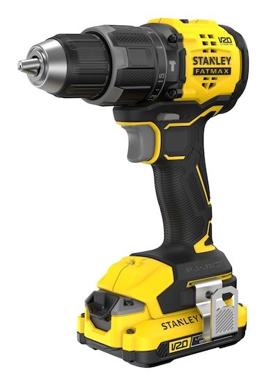 Stanley SFMCD716D2T-QW, Borr med pistolgrepp, utan nyckel, Borstlös, Svart, Gul, 1900 RPM, 32300 BPM