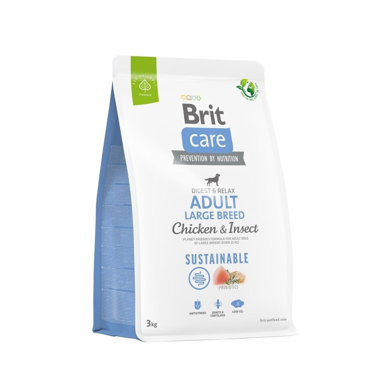 Brit Care Dog Sustainable Adult Large Breed Torrfoder till Hund 3 kg