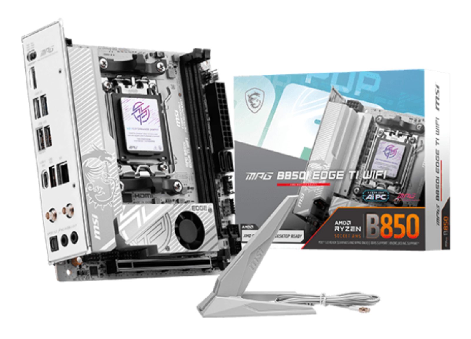 MSI MPG B850I EDGE TI WIFI moderkort, bild 5