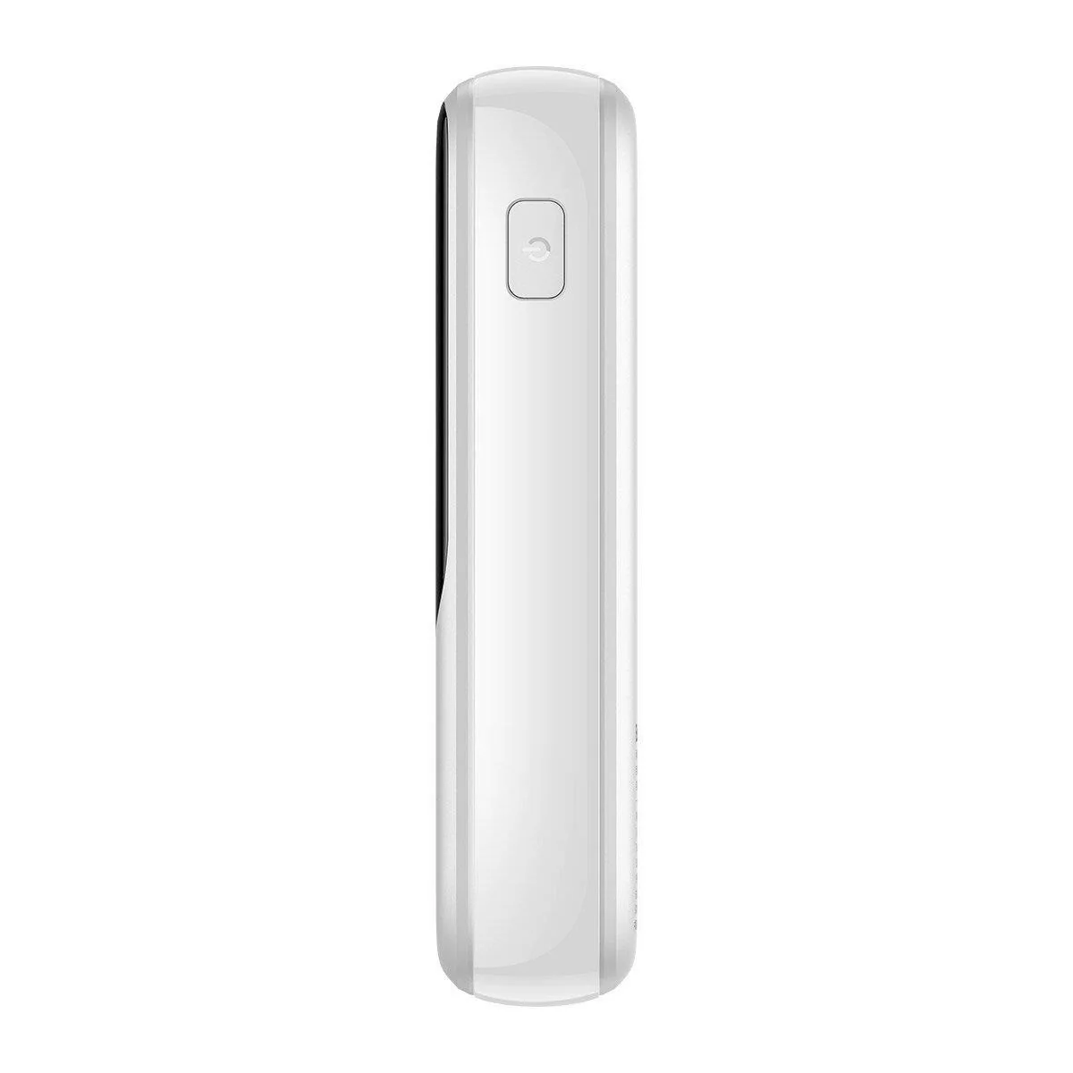 Baseus Qpow 10000mAh Powerbank med digital display, 20W snabbladdning & inbyggd Lightning-kabel Vit, bild 4