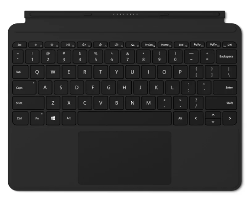 Microsoft Surface Go tangentbordsfodral, svart