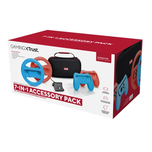Trust GXT1249 Nintendo Switch tillbehör (7-pack)