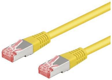 Goobay 95513, 5 m, Cat6, S/FTP (S-STP), RJ-45, RJ-45, Gul