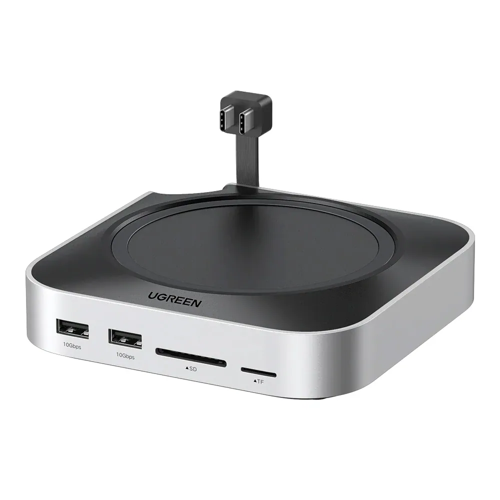 UGREEN Mac mini 11-i-1 Dockningsstation - Silver