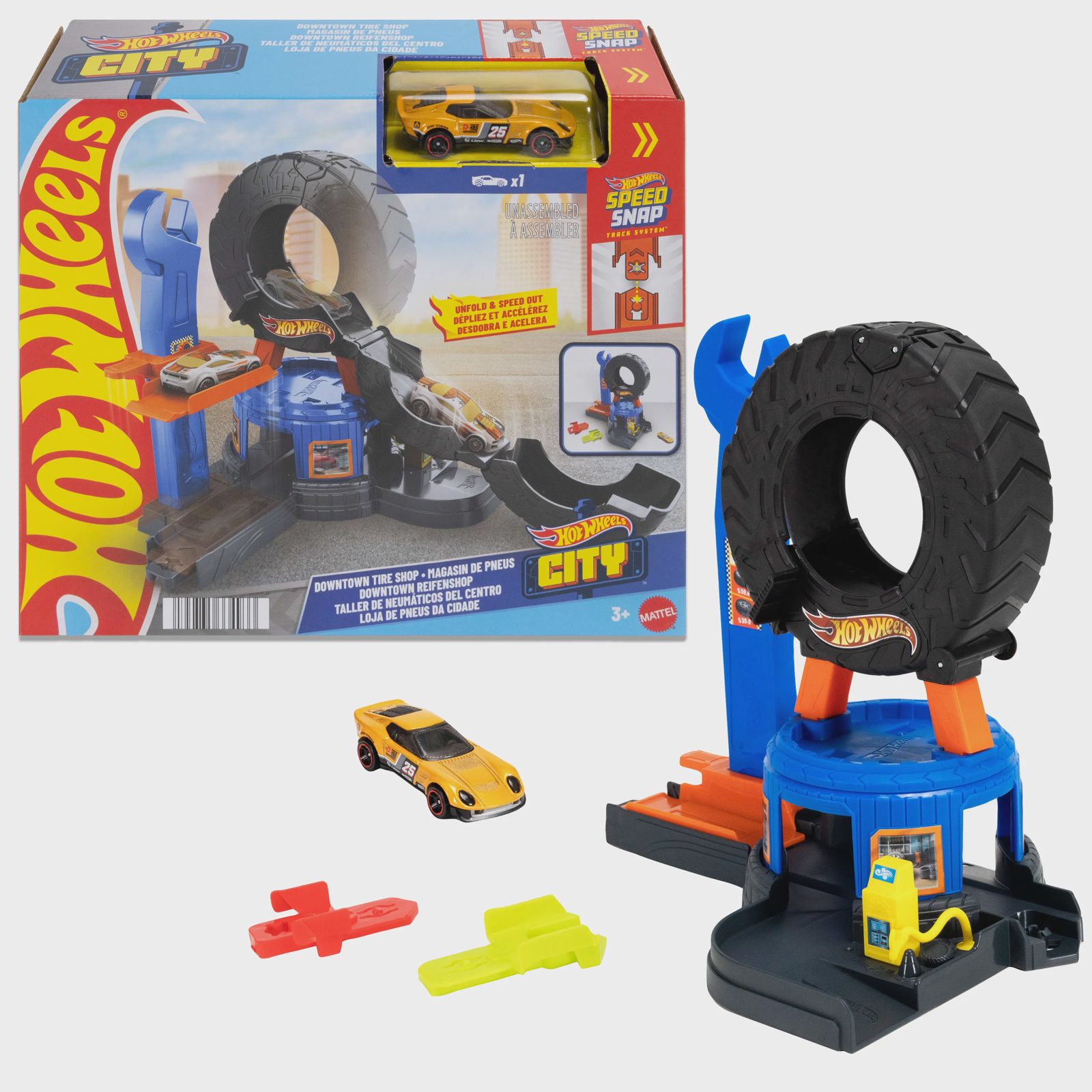 Hot Wheels City Downtown Tire Shop