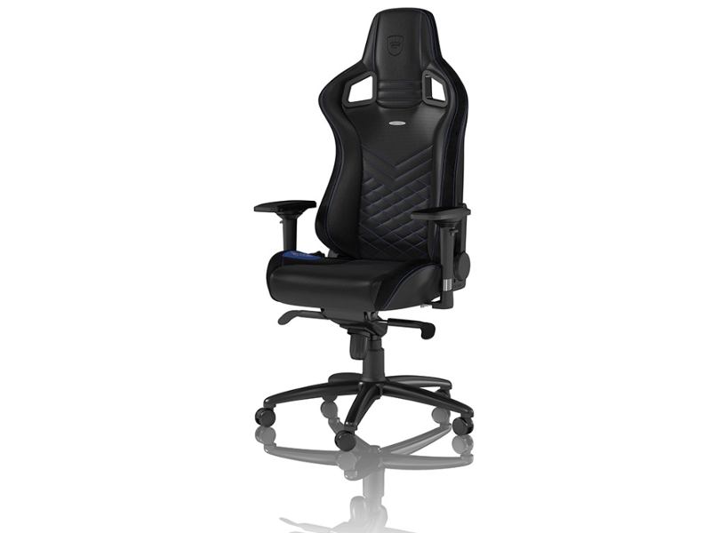noblechairs EPIC PU-Leather - Svart / Blå