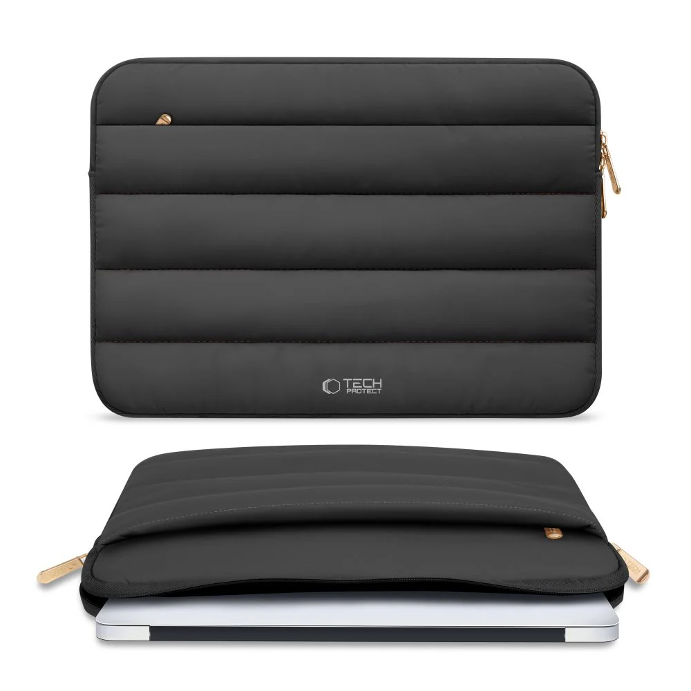 Tech-Protect Fluffy Laptopfodral 13–14" – Svart, bild 3