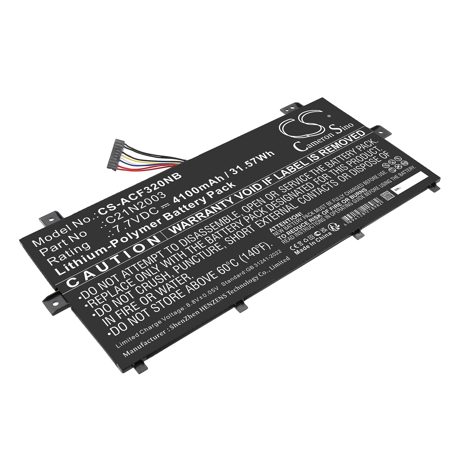 Batteri till Notebook, Bärbar dator för Asus C235VA, CM3200FM1A, CM3200FVA m.fl., bild 3