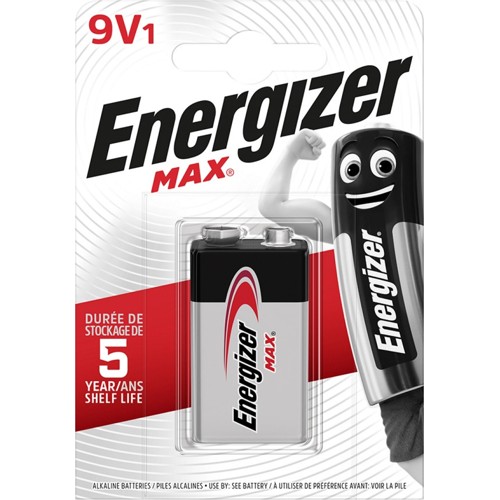 Energizer - Max 9v 1 Pack