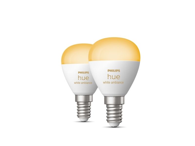 Philips Hue WA Luster smart lampa 5.1W E14 2-pack, bild 4