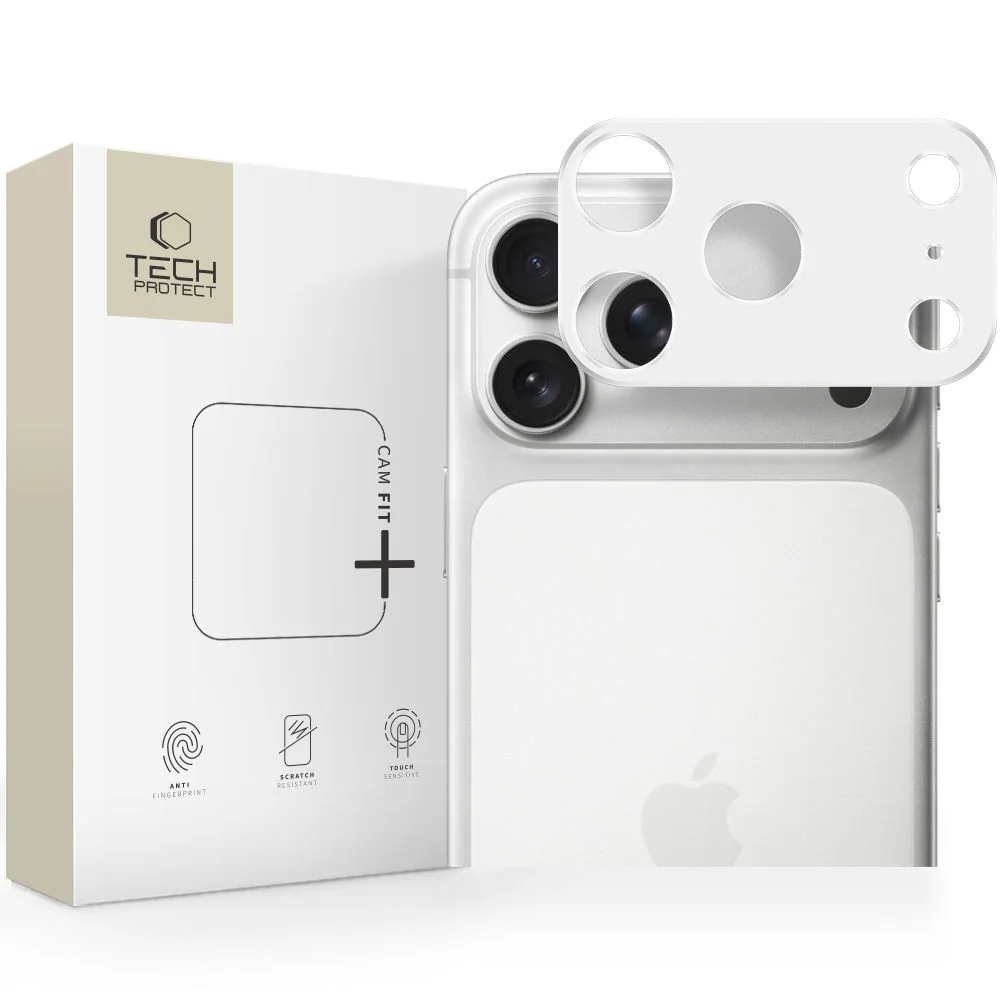 Tech-Protect Camalloy Fit+ kameraskydd för iPhone 17 Pro - Silver