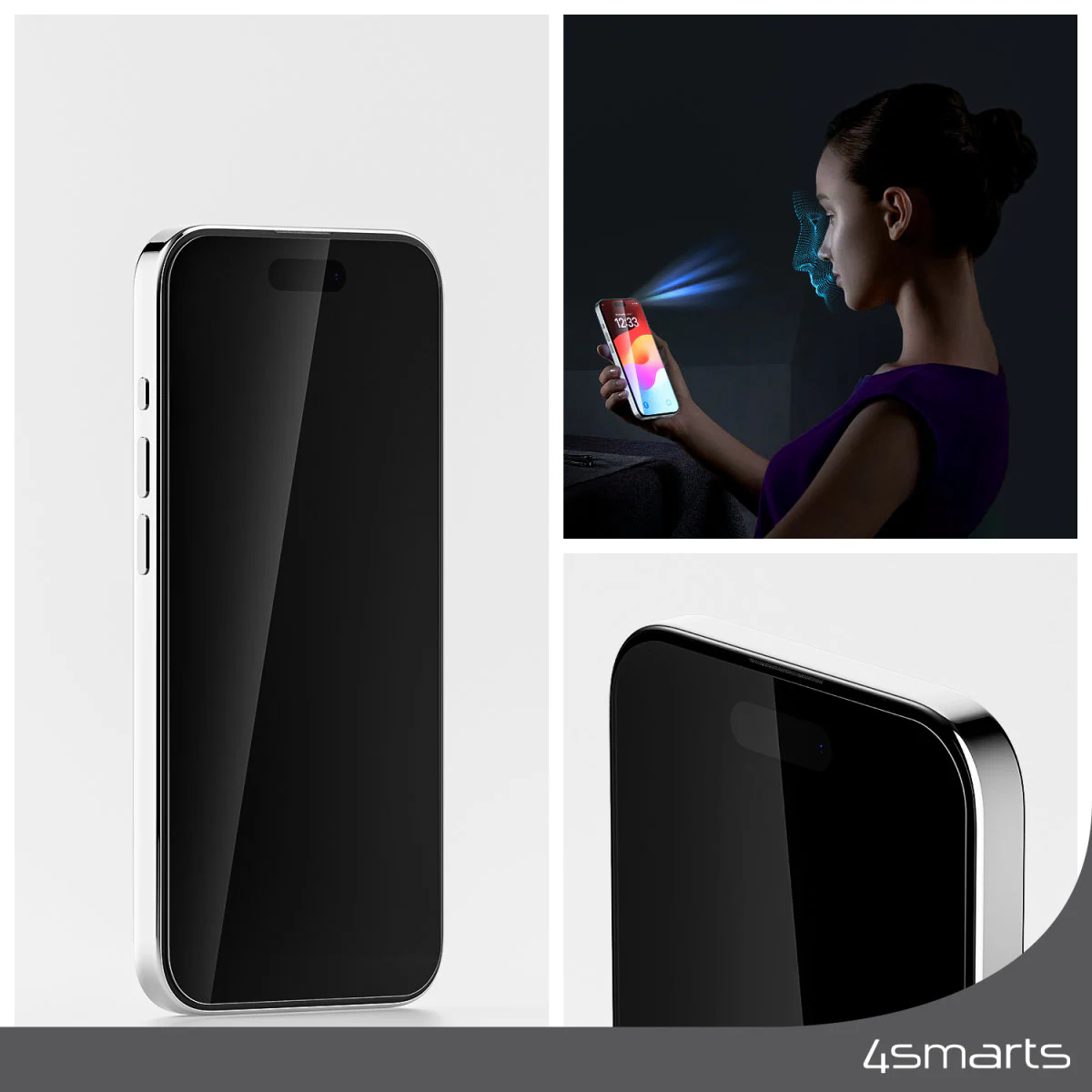 4smarts Second Glass med monteringsram för Apple iPhone 15, bild 4