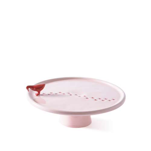 POLSPOTTEN - Walking Duck Serveringsfat - Ø30 cm - Ljusrosa/Röd