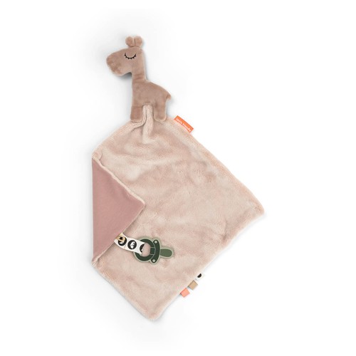 Done by Deer - Comfort blanket Raffi - Powder - 28 x 28 cm