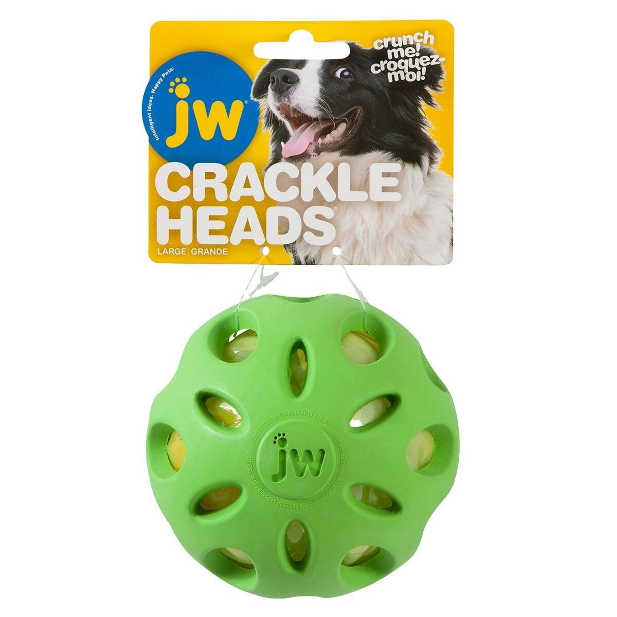 JW Crackle Heads Prasslande Hundboll L
