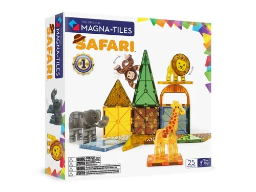 Magna-Tiles - Safari Animals - 25 Delar, bild 2