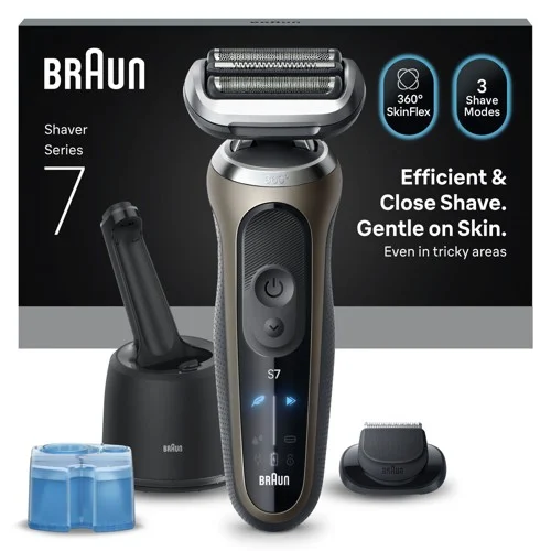 Braun Series 7 rakapparat 72-C7200cc (guld), bild 2