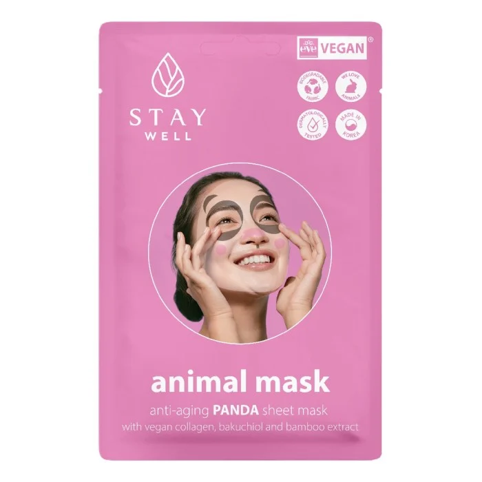 Stay Well Animal Mask Panda 1 pcs