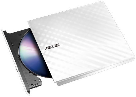 ASUS Extern DVD-brännare Vit DVD±RW
