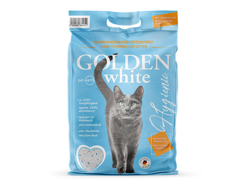 GOLDEN white - Hygienic cat litter 14kg, bild 2
